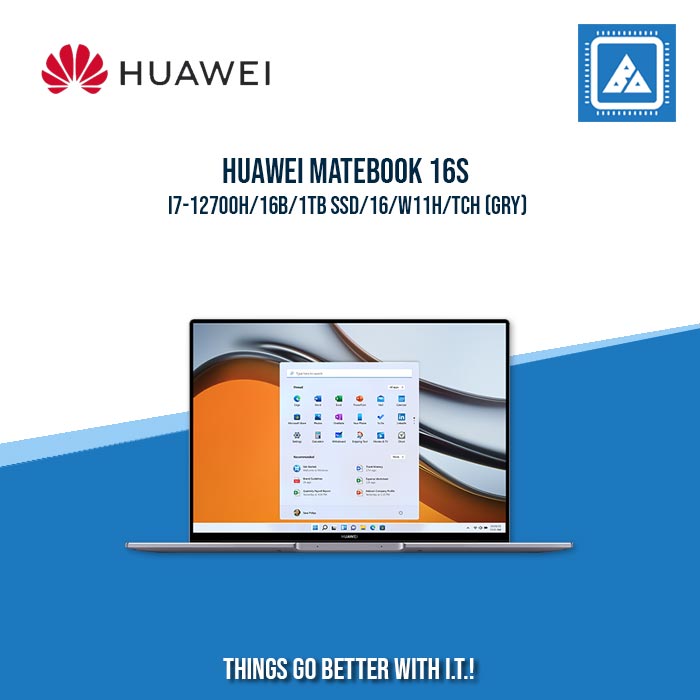 HUAWEI MATEBOOK 16S I7-12700H/16B/1TB SSD | BEST FOR STUDENTS AND FREELANCERS LAPTOP HUAWEI MATEBOOK 16S I7-12700H/16B/1TB SSD | BEST FOR STUDENTS AND FREELANCERS LAPTOP